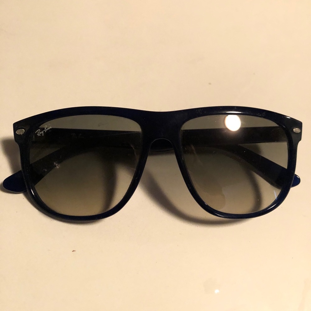Authentic navy flattop sunglasses